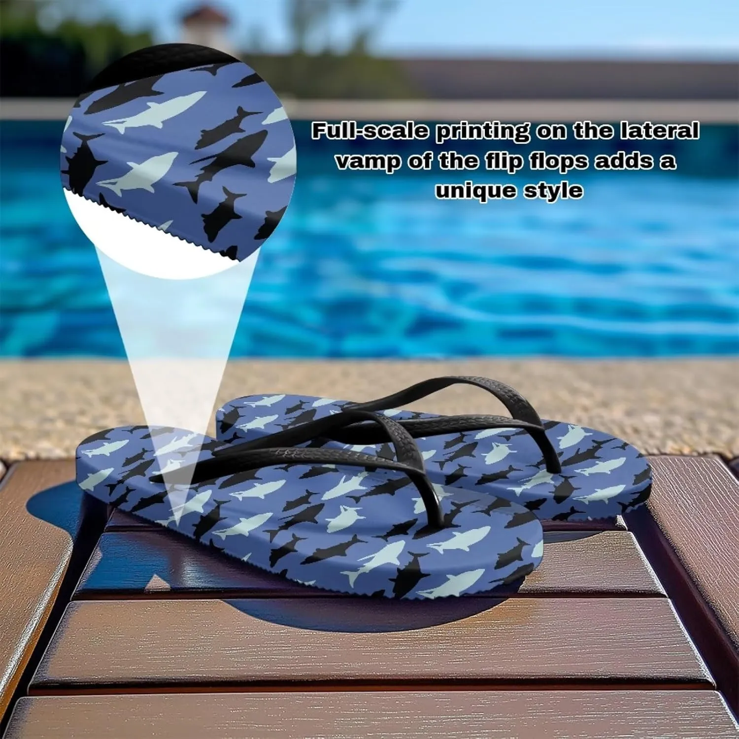 Women’s Flip Flop with Arch Support, Anti Slip Soft Comfortable Summer Slippers Beach Pool Bathroom Flat Slide Shoes