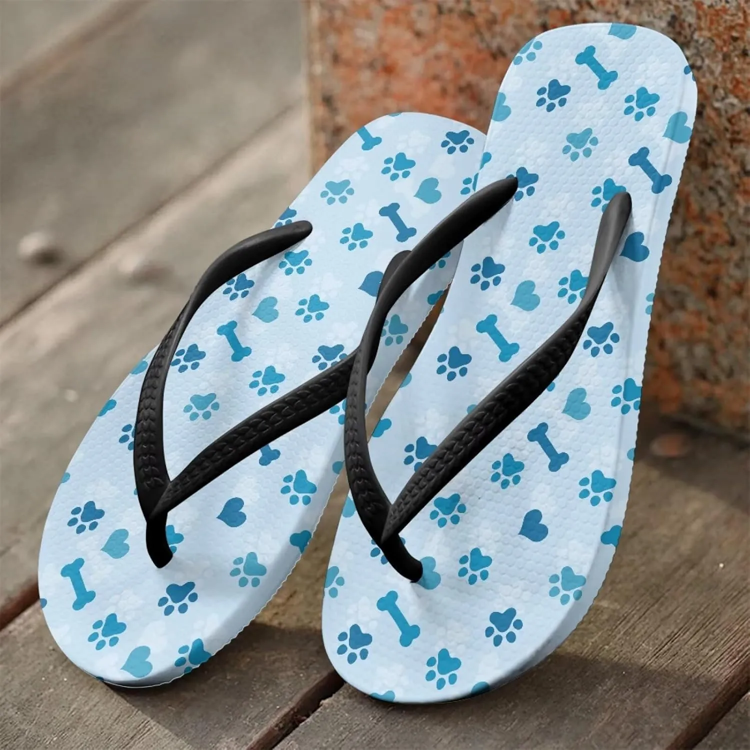 Women’s Flip Flop with Arch Support, Anti Slip Soft Comfortable Summer Slippers Beach Pool Bathroom Flat Slide Shoes