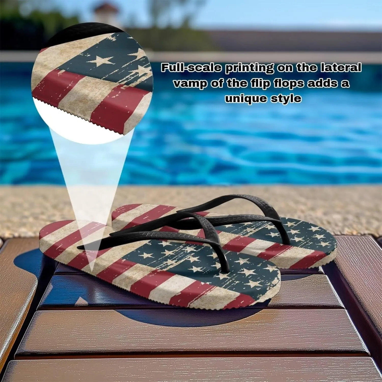 Women’s Flip Flop with Arch Support, Anti Slip Soft Comfortable Summer Slippers Beach Pool Bathroom Flat Slide Shoes