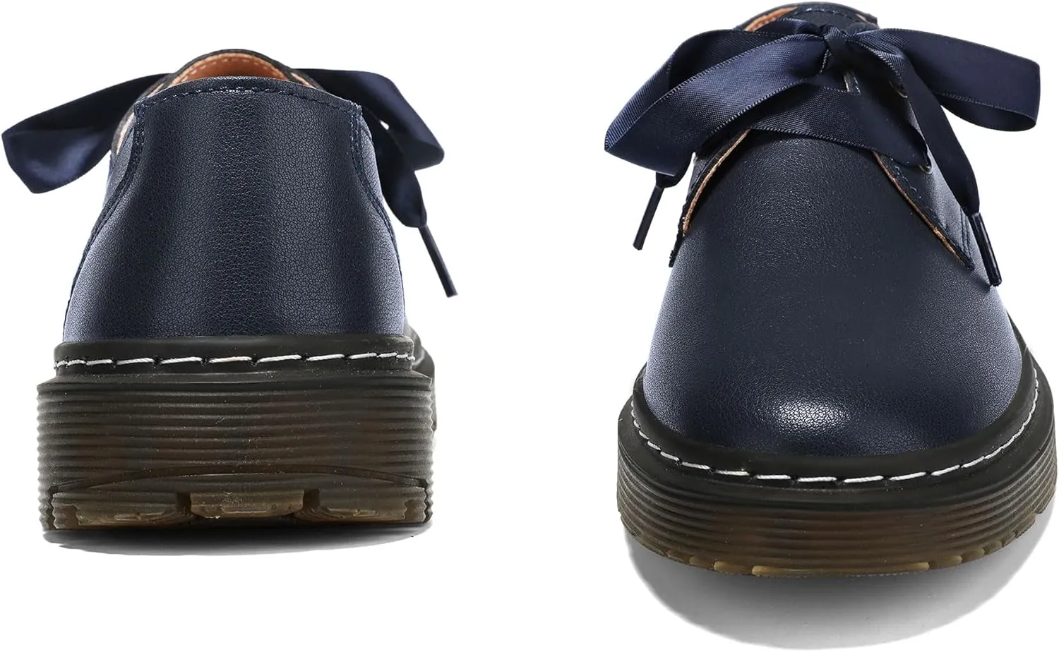 Women's Lace-up Loafers Slip-on Comfortable & Light-Weight Office Dress Shoes