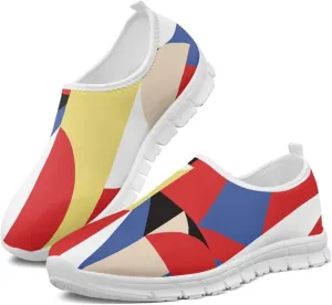 Women’s Loafers Stylish Slip On Low Tops Fitness Non Slip Gym Sneakers Comfort Casual Lightweight Walking Shoes for Workout Dressy