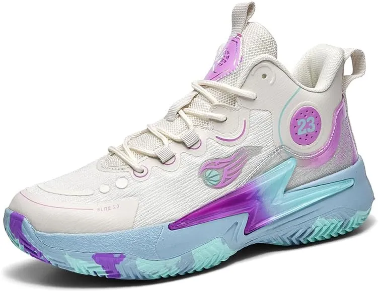 Womens Mens Basketball Shoes Lightweight Volleyball Fashion Breathable Comfortable Non Slip Sport Indoor Outdoor Sneakers for Unisex