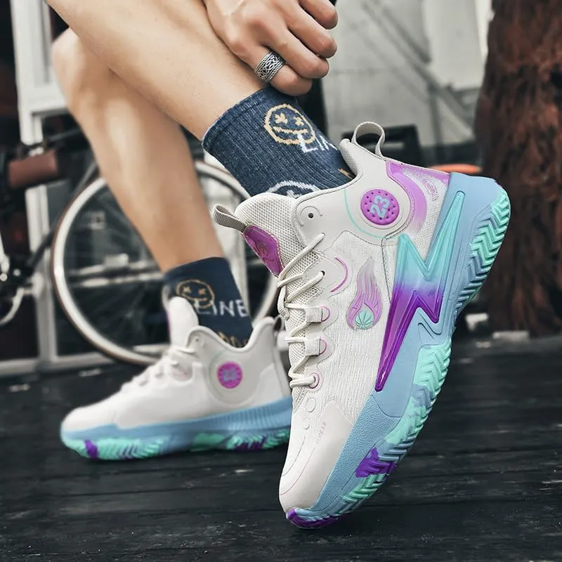 Womens Mens Basketball Shoes Lightweight Volleyball Fashion Breathable Comfortable Non Slip Sport Indoor Outdoor Sneakers for Unisex