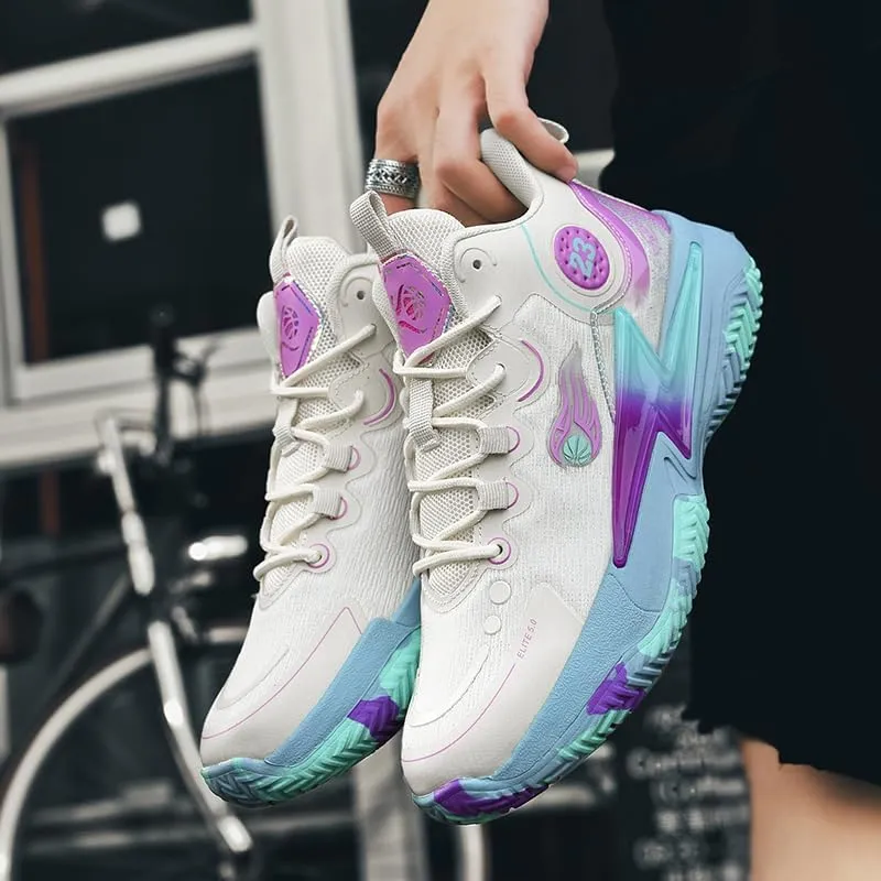 Womens Mens Basketball Shoes Lightweight Volleyball Fashion Breathable Comfortable Non Slip Sport Indoor Outdoor Sneakers for Unisex