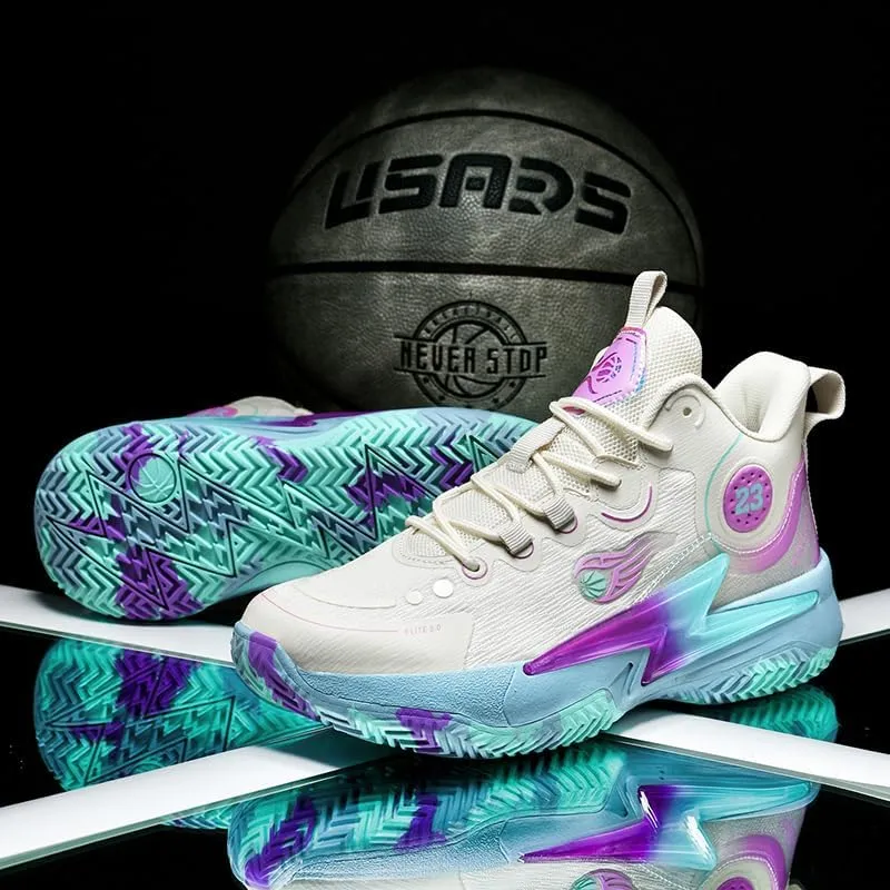 Womens Mens Basketball Shoes Lightweight Volleyball Fashion Breathable Comfortable Non Slip Sport Indoor Outdoor Sneakers for Unisex