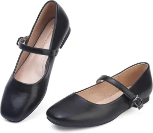 Womens Pointed Toe Black Ballet Flats Comfortable Casual Dress Flats for Women Elegant Memory Foam Flats with Party Wedding