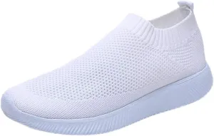 Women's Slip-on Shoes Wide Width Sneakers Hands Free Mens Running Shoes Jogging Men Shoes Casual Dress Sneakers White Tennis Shoe Trainers Shoe