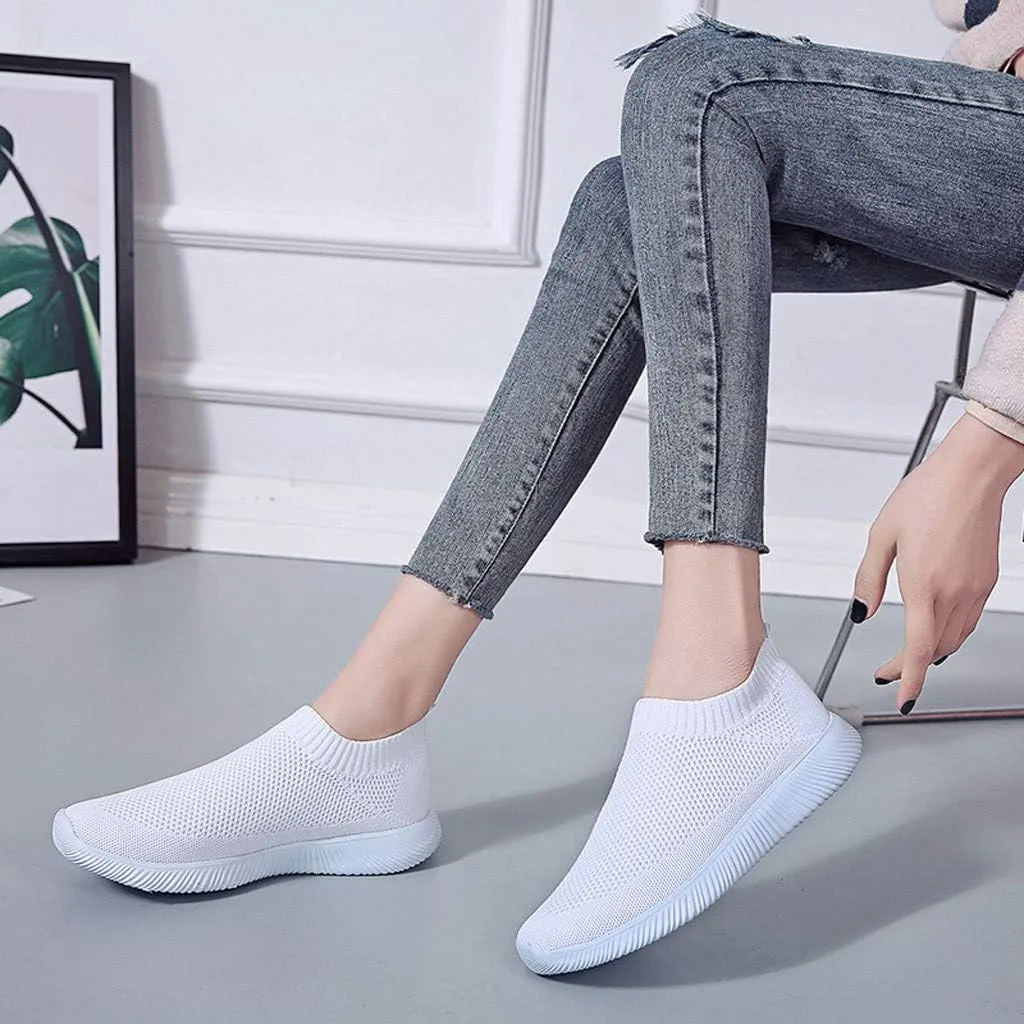 Women's Slip-on Shoes Wide Width Sneakers Hands Free Mens Running Shoes Jogging Men Shoes Casual Dress Sneakers White Tennis Shoe Trainers Shoe