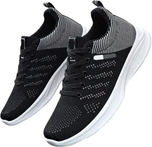 Women's Sneakers Mesh Lightweight BreathableTennis Shoes Non Slip Casual Sports Shoes Slip On Running Shoes