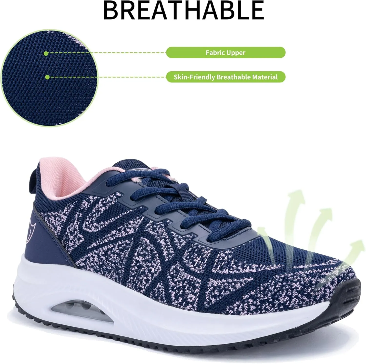 Womens Walking Shoes Orthotic Plantar Fasciitis Tennis Fashion Sneakers with Arch Support for Pain Relief All Day Standing US 6-11