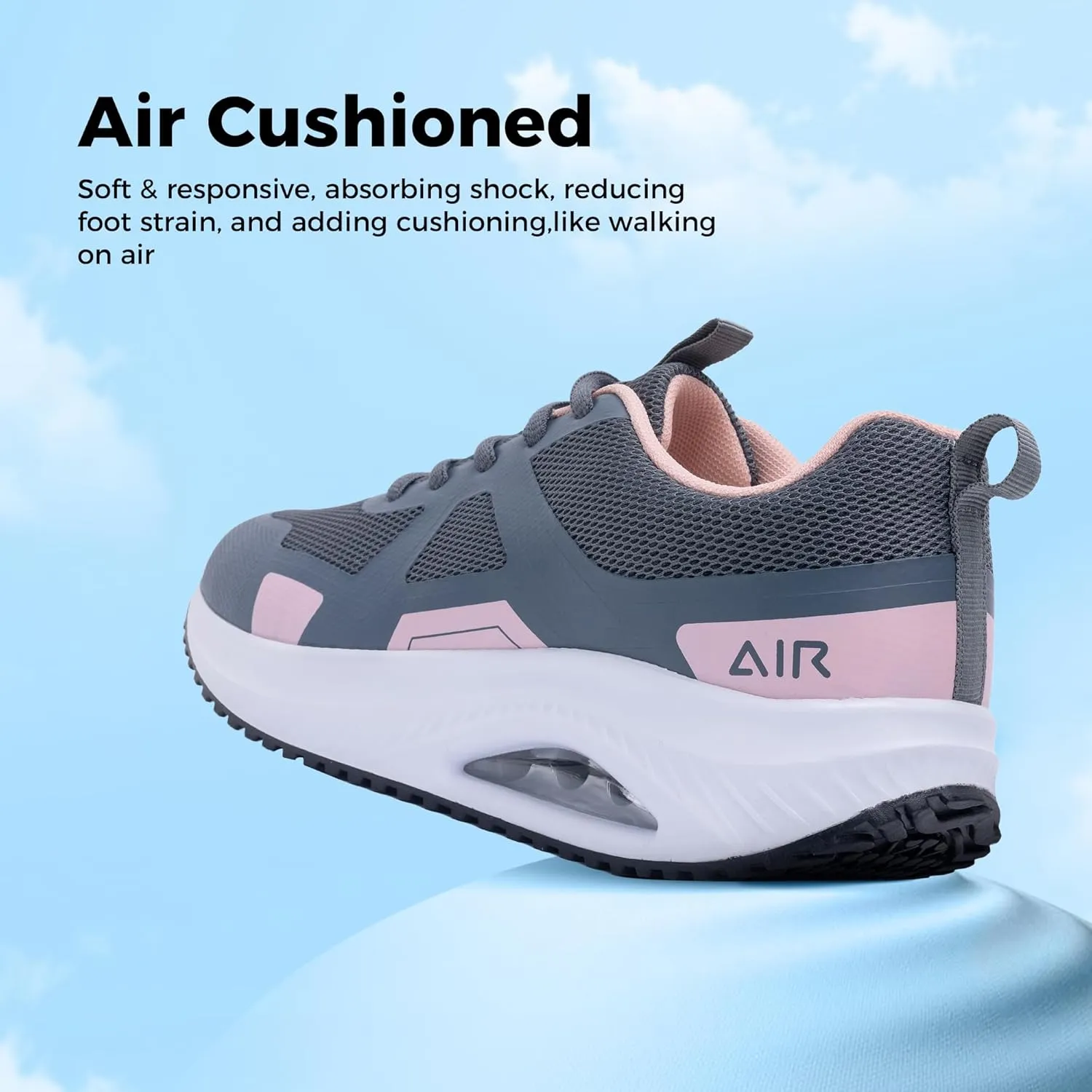 Womens Walking Shoes Orthotic Plantar Fasciitis Tennis Fashion Sneakers with Arch Support for Pain Relief All Day Standing US 6-11