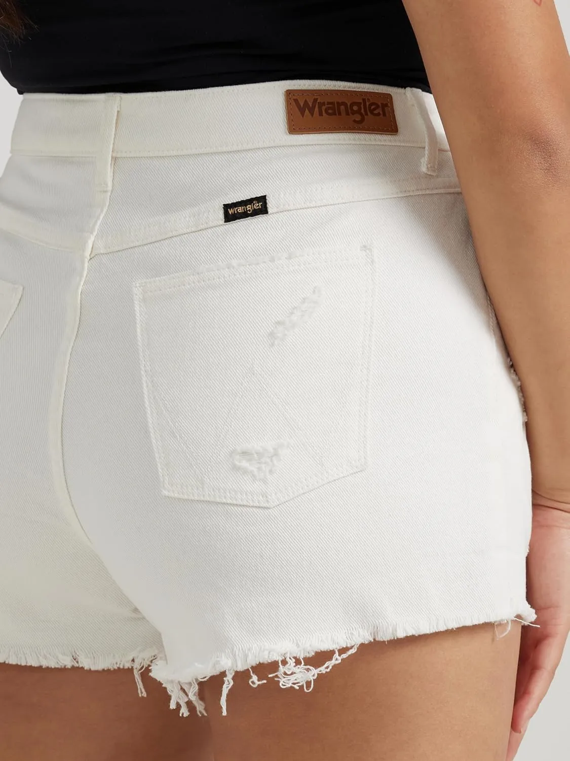 Wrangler Women's Mid-Rise Vintage Denim Short