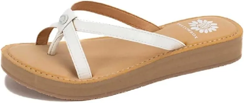 Yellow Box Aesy Women's Adjustable Criss-Cross Strappy Sandals
