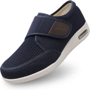 youyun Orthopedic Shoes for Men, Wide Fit Slip On Sneakers for Diabetics, Plantar Fasciitis and Swollen Feet Support, Lightweight Comfort and Breathable (Size 8-13.5)